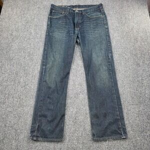 Bullhead Mens‎ Jeans 34x30 Y2K Straight Leg Dark Wash 100% Cotton Denim PacSun